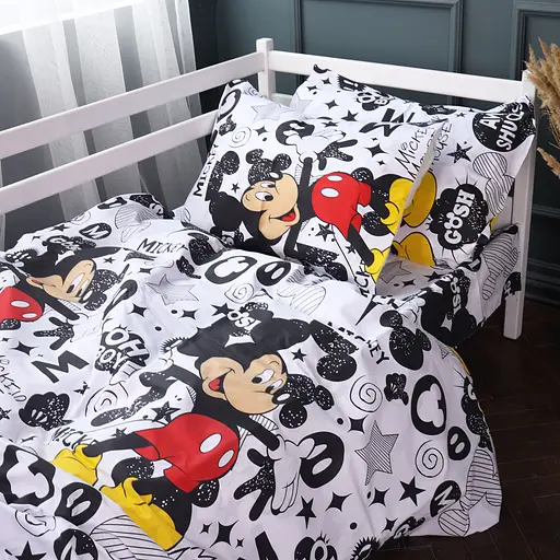 Простирадло MirSon Ranforce Elite MickeyPop 110х160 см (2200011704456)