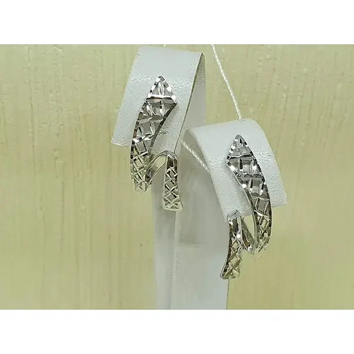 Золоті сережки Favoritum з алмазною гранню. 210456_Б - фото 3