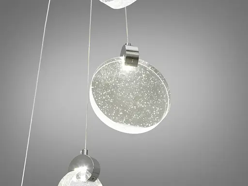 Сучасна світлодіодна люстра потужністю 24W - фото 3