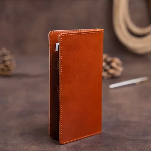 Мужской кожаный кошелек Shvigel 8.5х17.5 см acs0015244 - фото 10