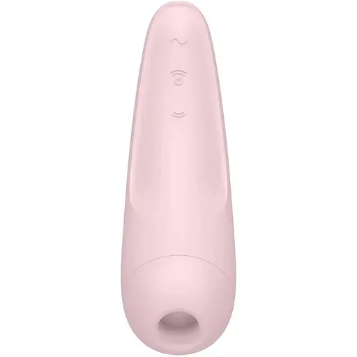 Вакуумный клиторальный стимулятор Satisfyer Curvy 2+ Рожевий - фото 5