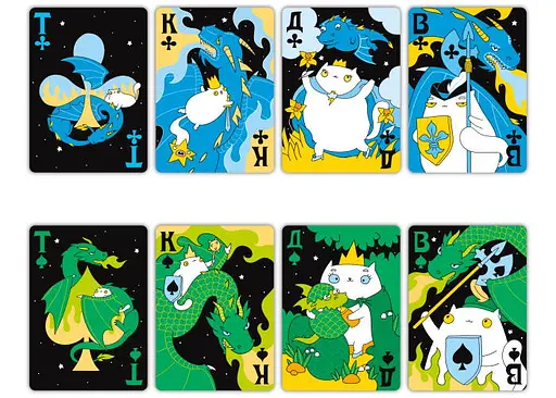 Карты игральные Оrner Maliunok Кошки и Драконы (orner-2870) - фото 5