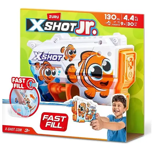 Водний бластер Zuru X-Shot Junior Fast-Fill Рибка (118143A) - фото 2