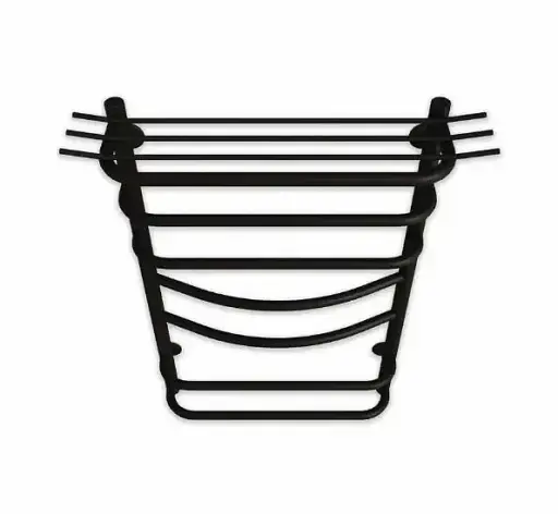 Рушникосушка водяна Deffi Юність П7 500х800 мм нижнє підкл. Чорний - фото 3