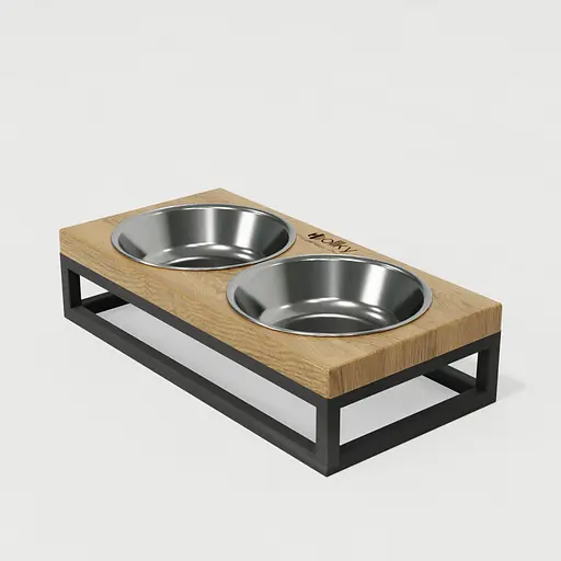 Hollky Base XS — миски на підставці для маленьких собак та котів (2 × 0,25 л) - фото 4