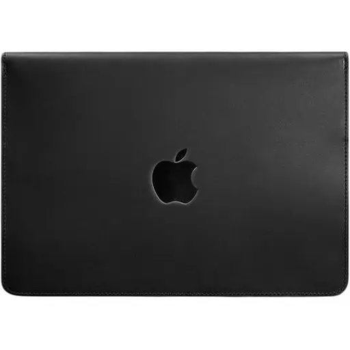 Шкіряний чохол-конверт BlankNote на магнітах для MacBook 14 Чорний Crazy Horse - фото 1
