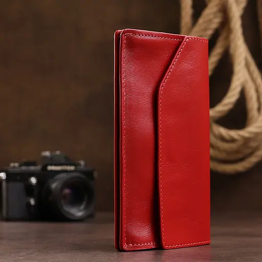 Женское кожаное портмоне Grande Pelle 19.5х11х2.5 см acs0018743 - фото 7