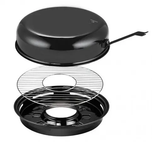 Сковорода гриль газ A-PLUS 32-RG аэрогриль для стейков барбекю 32 см для жарки на газовой плите - фото 2