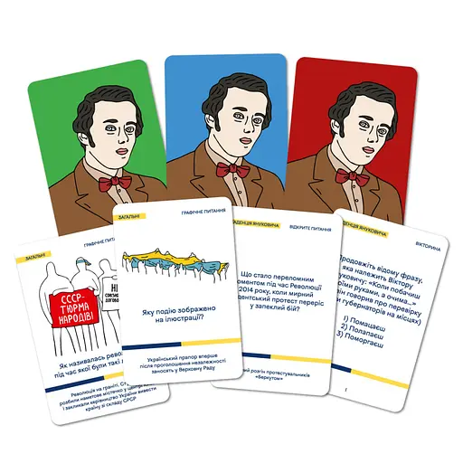 Настільна Карткова гра Orner Шевченко питає про Незалежну Україну orner-2112 - фото 7