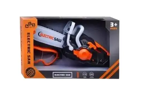 Бензопила 778-2 33см, очки, звук, на батареке, в коробке (6903317562404) - фото 1