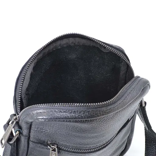 Кожаная мужская сумка через плечо TARWA 17.5х22х6.5 см sum0025879 - фото 6