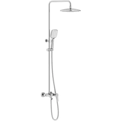 Душова система з виливом Imprese Kucera верхній душ 220x220 мм ABS хром t030B03401SR, Хром - фото 1