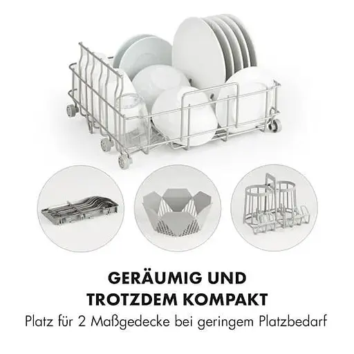 Міні посудомийна машина Klarstein Amazonia Синій (10032678) - фото 8