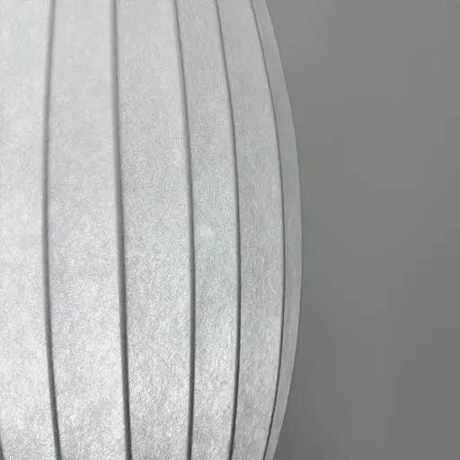 Дизайнерський світильник із полімерним овальним абажуром Ø28x55 см Line F AK05-280 x 550 Білий - фото 3