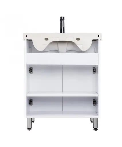 Тумба Мойдодир Фокус 70 з умивальником Runa 70/Лотос 70 Білий - фото 2