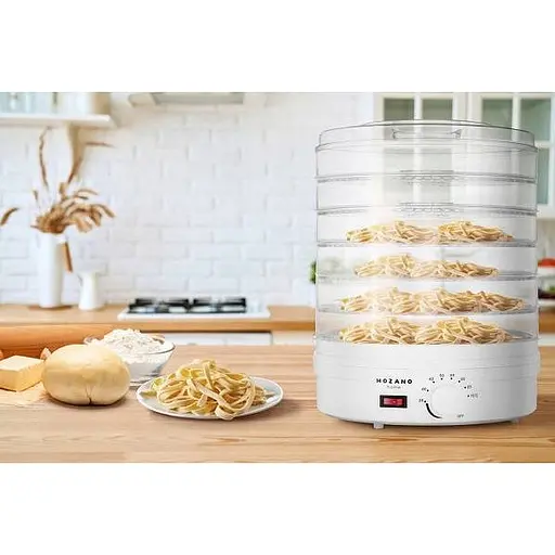 Сушилка дегидратор для мяса и овощей Mozano AGD/SUS/03#BIA 500 Вт сито 28 см до 70 °C - фото 8