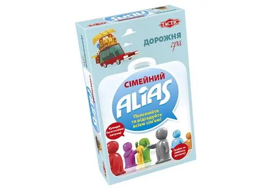 Настольная игра Tactic Семейный Алиас. Дорожная версия (Family Alias travel) (укр.) (58111)