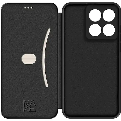 Чохол-книжка Make Motorola Edge 60 Fusion Flip Black