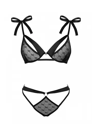 Комплект білизни Obsessive Obsessivia L/XL чорний - фото 5