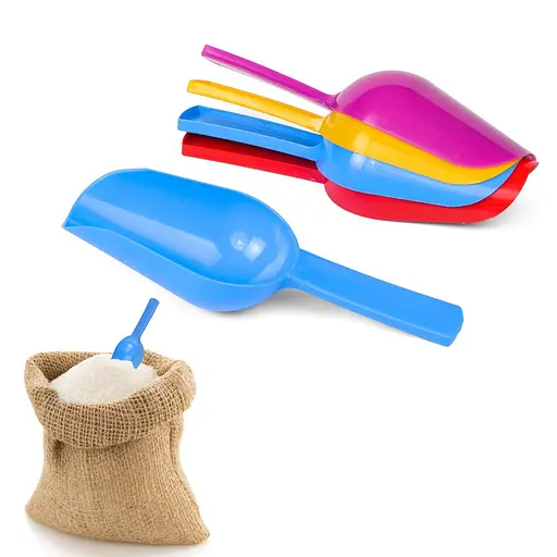 Совок пластиковий для цукру, спецій та сипучих продуктів, Мотор Січ Блакитний 83623 - фото 3