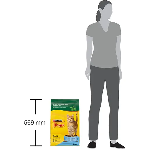 Сухий корм для котів Friskies з лососем та овочами 10 кг - фото 5