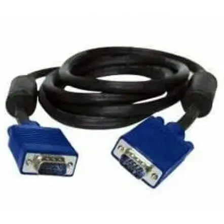 Кабель Atcom Vga-Vga 2 ferite DE-15Hd пакет длина 5 м черный с синим