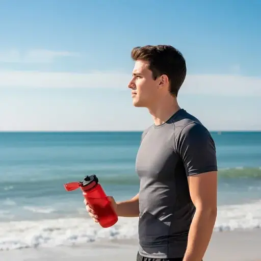 Бутылка для воды Line Art La Plata красная 600 мл (60014118LA-02) - фото 5