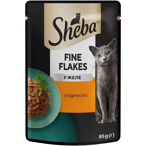 Набор влажного корма для кошек Sheba: с индейкой в желе - 15 шт. + с курицей и говядиной в соусе - 5 шт. 1,7 кг (20 шт. х 85 г) - фото 3