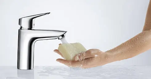 Смеситель для раковины Hansgrohe Logis 100 EcoSmart 71100000 Хром - фото 2