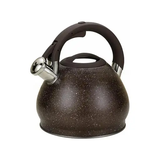 Чайник со свистком Edenberg EB-1976 с мраморным покрытием 3,5л коричневый