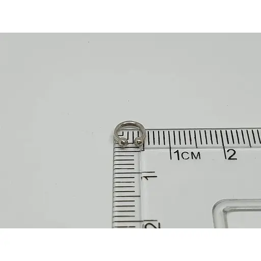 Срібна сережка-кафф на хелікс Vegas. 20216Р - фото 2