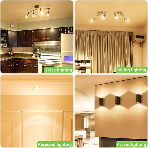 Светодиод Lepro GU10, 2700 K, теплый белый, заменяет галогенные лампы 32 Вт, светодиодная лампа мощностью 4 Вт, 345 лм. - фото 5