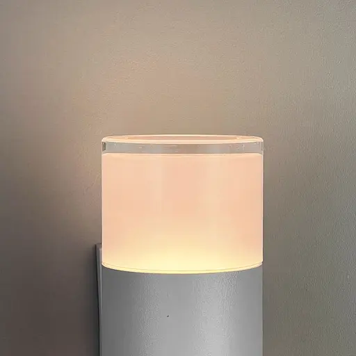 Фасадний білий світильник з акрилом 19х6,5 см | Line F | Арт. 8614-2 6W 3000K IP54 WH - фото 3