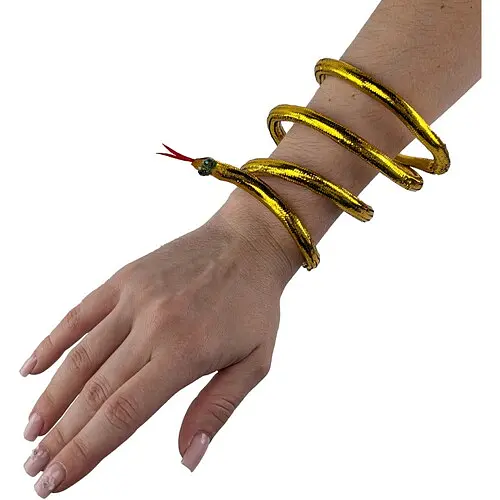 Браслет Змійка золотиста - фото 2