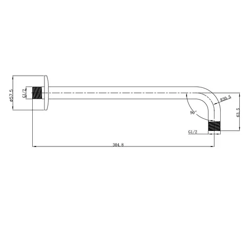 Душова система прихованого монтажу Imprese Centrum VR-52400, Хром - фото 2