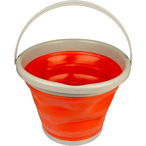 Ведро силиконовое Tramp складное 10 L Оранжевый (TRA-TRC-091-ORANGE)