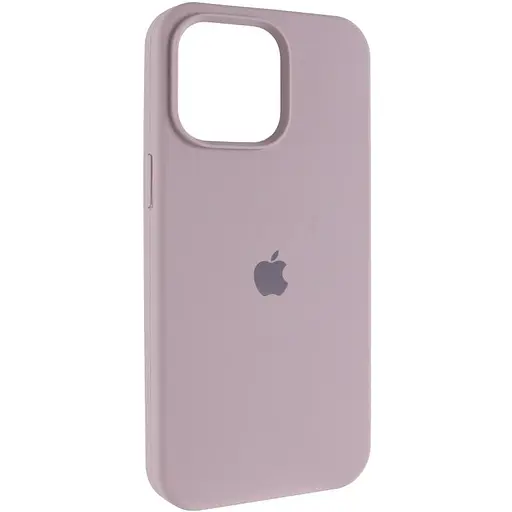 Чехол Epik Silicone Case AA Logo with MagSafe для Apple iPhone 15, 6.1 Серый/Lavender