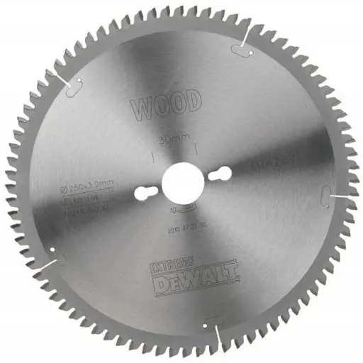 Диск пильный DeWalt Extreme Workshop 250 х 30 мм 40 зубов (DT4322)