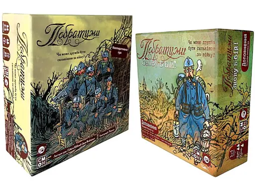 Настільна гра Планета Ігор Побратими з доповненням Знову в бій! (укр.) (pi008+1)