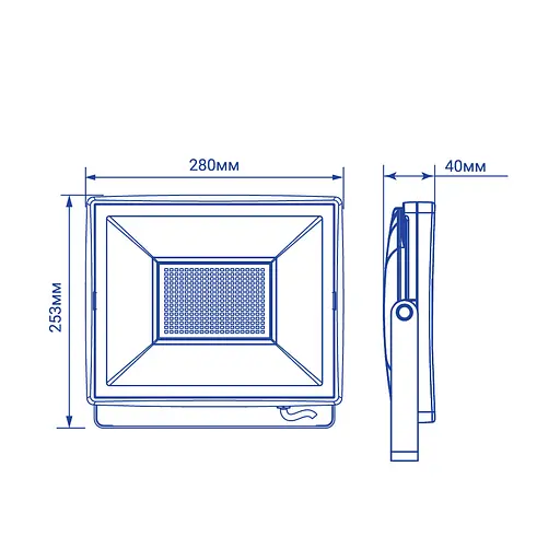 Світлодіодний прожектор Feron LL-6150 150Вт 6400K чорний - фото 2