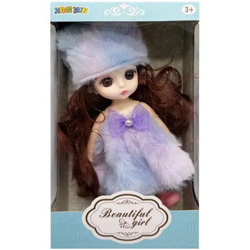 Дитяча іграшкова лялька Bambi 1361-3 шарнірна розмір 15 см - фото 1