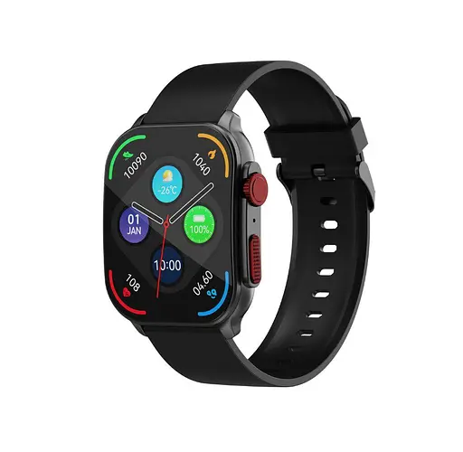 Смарт-часы Smart Watch iMiki Frame2 AMOLED 2.01 (410x502) 300мАч Black - фото 2