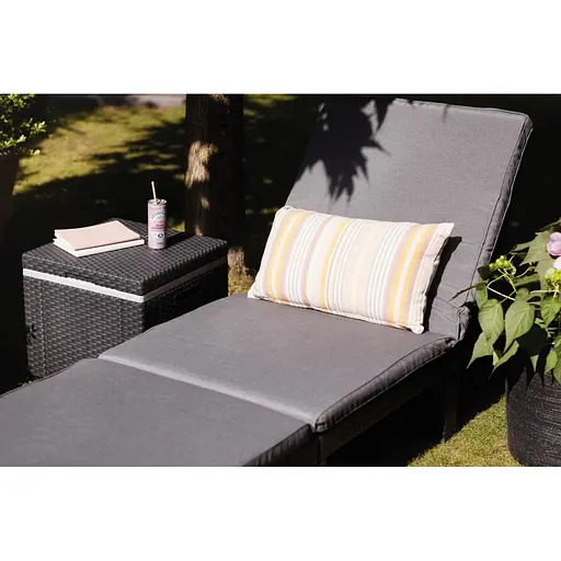 Шезлонг пластиковий Keter Daytona, сірий - фото 9