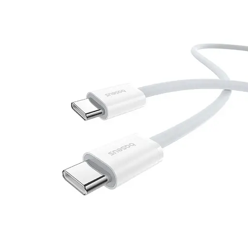 Кабель Baseus Superior Series2 Fast Charging Cable Type-C to Type-C 100 W 1 м P10365200211-03 білий