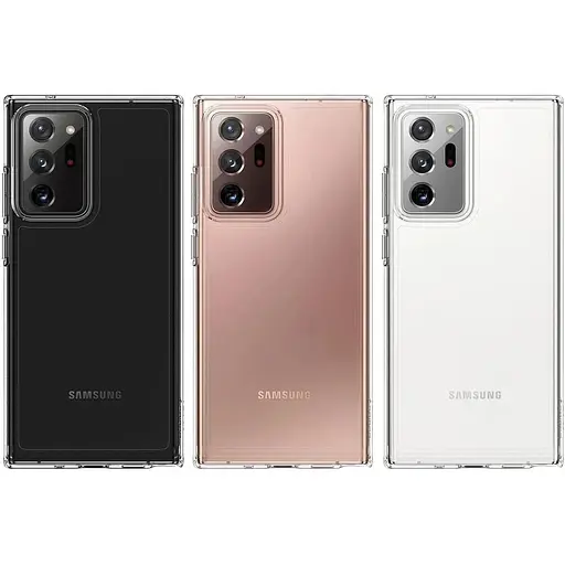 Оригинальный чехол Spigen Ultra Hybrid для Samsung Galaxy Note 20 Ultra (6.9") Crystal Clear (ACS01393) - фото 9
