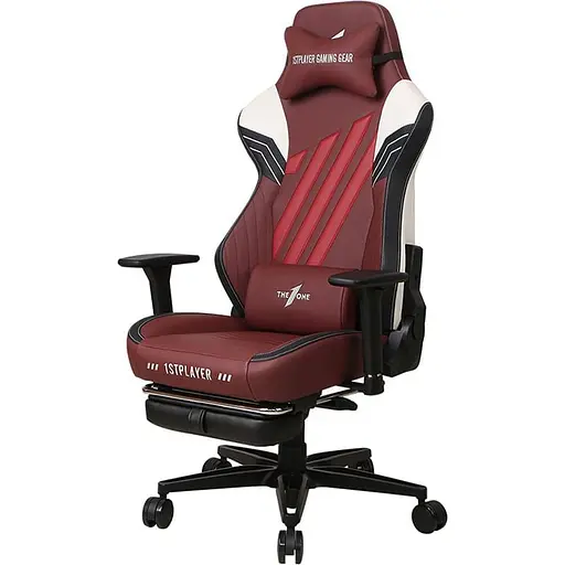 Ігрове крісло 1stPlayer Duke Black-White-Red (Duke BlackWhiteRed) - фото 7