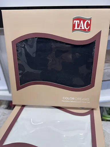 Постільна білизна Basic Black Сатин Tac pbe0052209 - фото 2