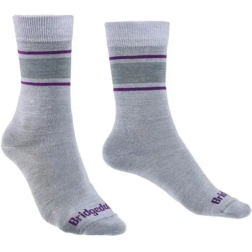 Носки Bridgedale Liner Everyday Merino Performance Grey/Purple M (1053-710027.065.M)