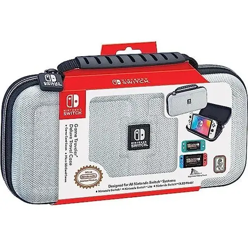 Чехол Deluxe Travel Case (Silver) (Nintendo Switch, Switch Lite, Switch OLED model)