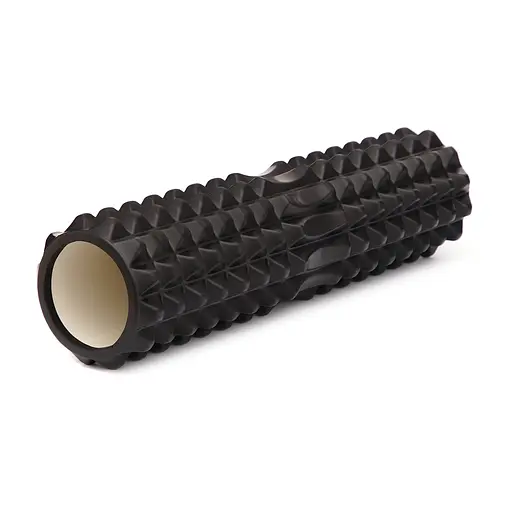 Массажный ролик Cornix EVA 45 x 14 см (валик, роллер) XR-0334 Black - фото 3